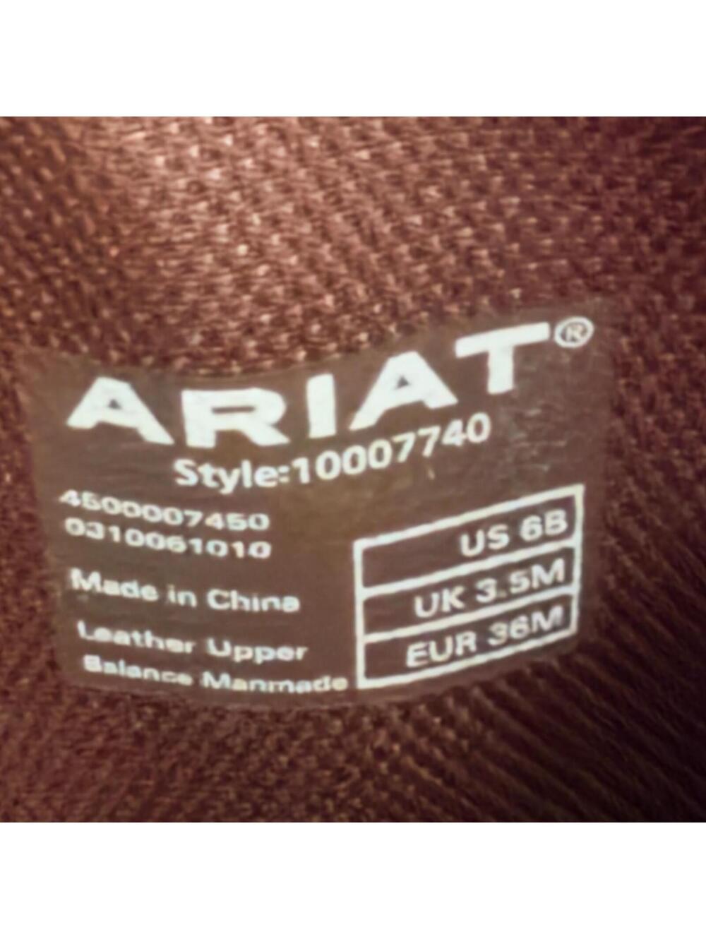 Ariat Baker Tall Boots Brown/Baker Plaid Sz 6B Horseback Riding Equestrian Boots - Picture 9 of 9